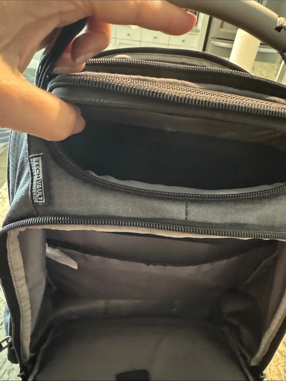 OGIO Prospect Gray and Black Multi-Compartment Travel Backpack